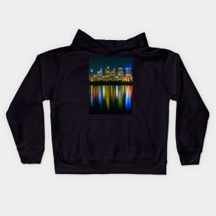 The City of Sydney at Night, Sydney, NSW, Australia Kids Hoodie